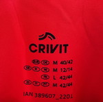 Crivit Women's Waterproof Jacket Medium 40/42 Like New, Red and Black