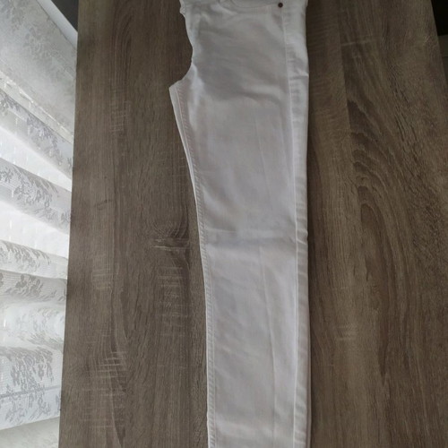 H&M White Elastic Women's Jeans used, size EUR 36