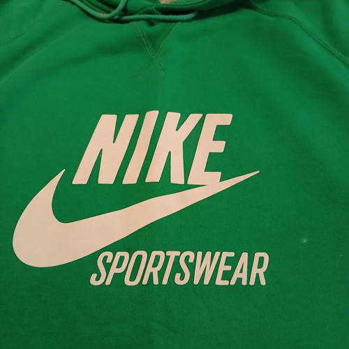 Nike hoodie used, green, size L