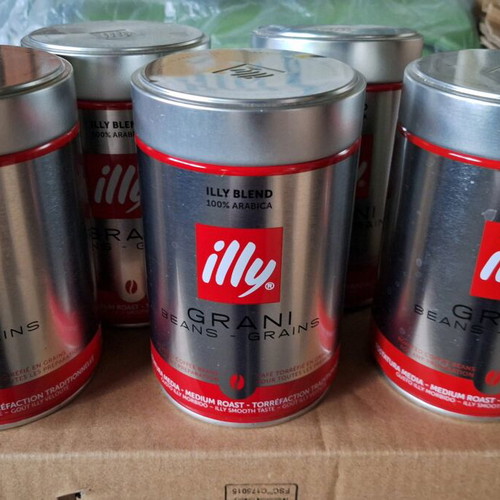 Illy empty boxes used, pack of 5, clean