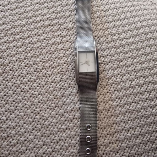DKNY women's wristwatch used, gray and silver