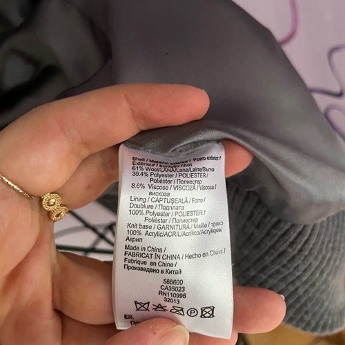 Fox gray coat used