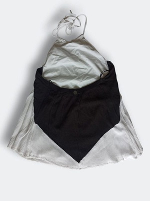 Ново бяло топ с открити рамене BSB, 100% памук, размер Small