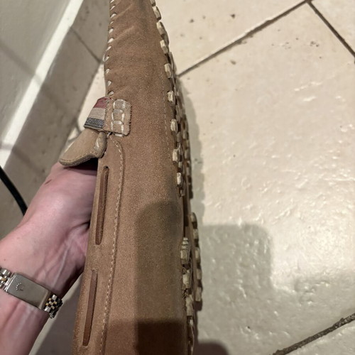 Zara men's loafers size 41 like new, beige