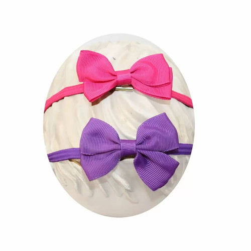 Children's hairband new, set of 2, purple and red