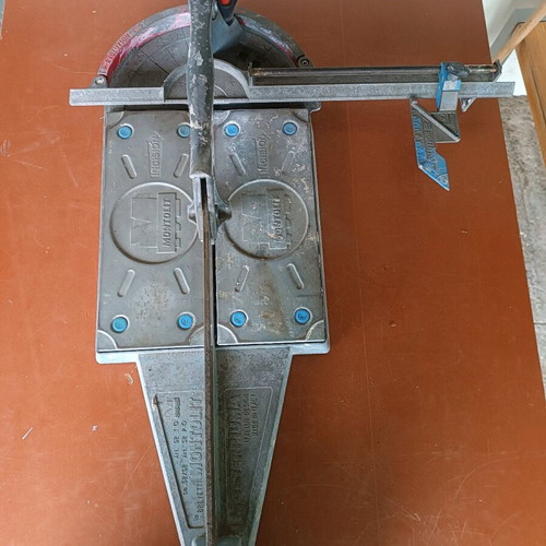 Montolit Masterpiuma tile cutter used, cutting length 52cm