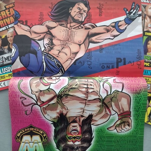 WWE Kids Magazines Bundle 10 Issues 2018 with Posters