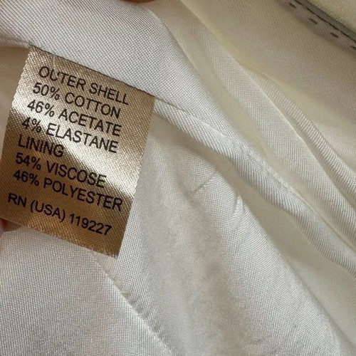 Massimo Dutti white jacket like new, size M