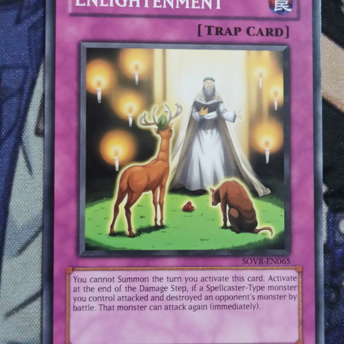 Enlightenment Trap Card like new, Yu-Gi-Oh!