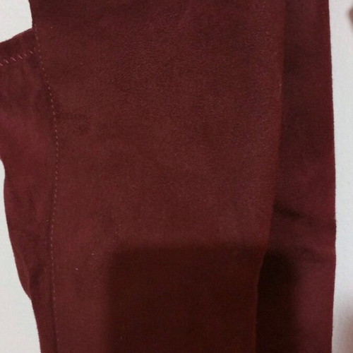 Over-the-knee boots new, burgundy size 36