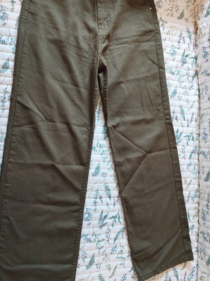 Pants new, size L 40 12, green