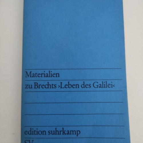 Υλικά για το Leben des Galilei του Brecht