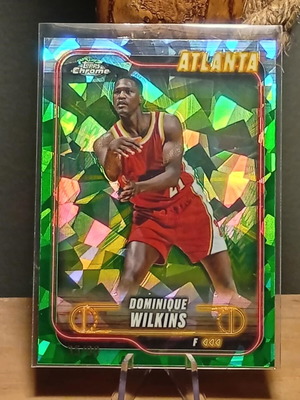 Dominique Wilkins 2024-25 Topps Chrome Green Sapphire like new