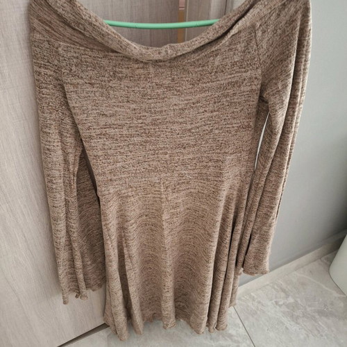 Shein winter dress beige like new, size L