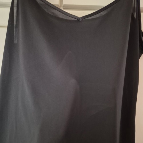 Marks & Spencer black semi-transparent top like new, size XL