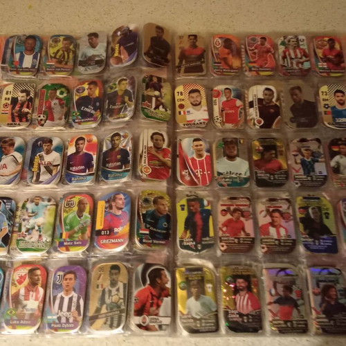 Football Metal Tags Set of 200 Used in Album