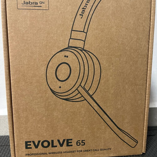 Jabra Evolve 65 new wireless mono headset in original box