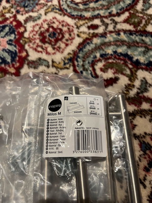 Inspire Milos M kitchen handles inox new, pack of 8 pairs