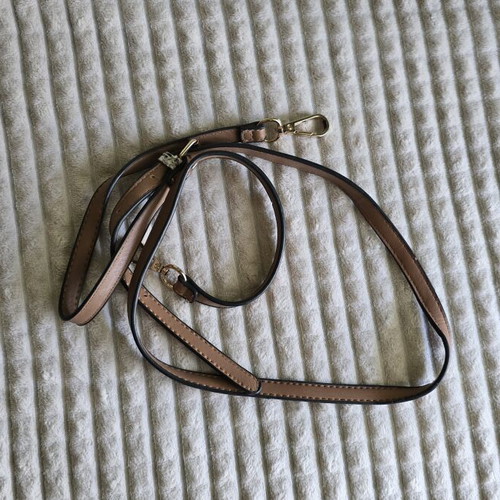 Doca women's crossbody bag like new, brown and green, 30×20 cm