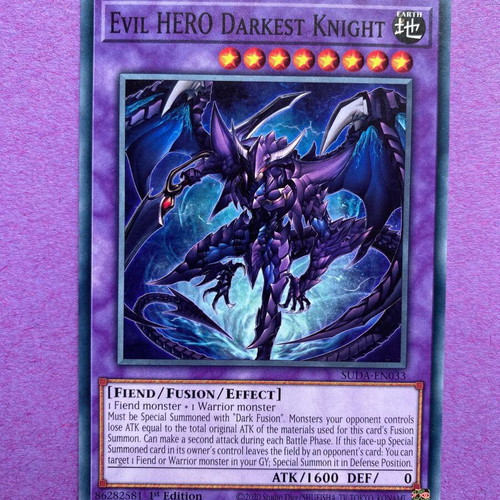 Evil HERO Darkest Knight Yu-Gi-Oh! Fusion Monster like new