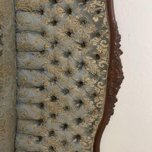 Classic vintage three-seater sofa
