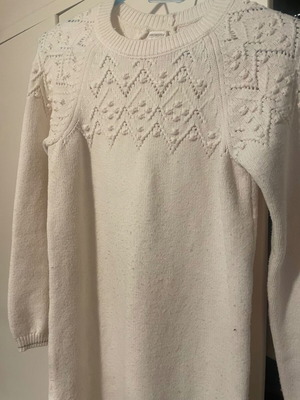 Orchestra knitted dress used, 14 years 152 cm white