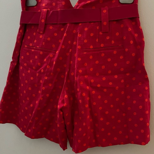 Sonia Rykiel polka dot shorts like new, size L, red pink