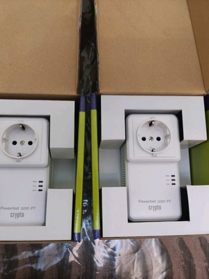Crypto PowerNet 200 PT ζεύγος powerline 200Mbps σαν καινούργιο με δώρο τρίτο