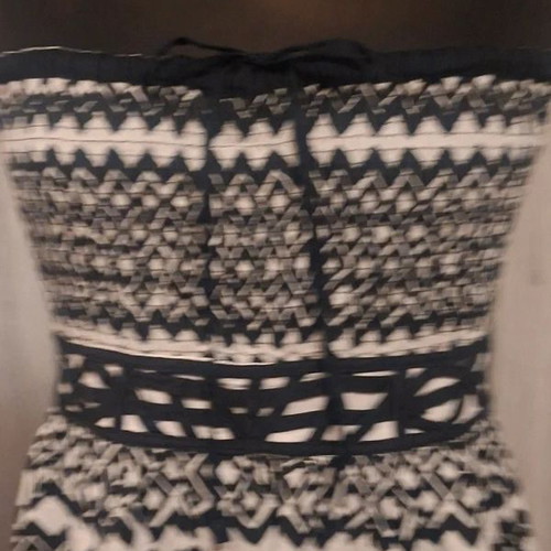 Dress black and white size M - L like new