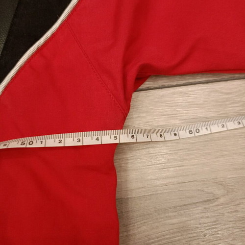 Adidas vintage track jacket used, red and black 90s design