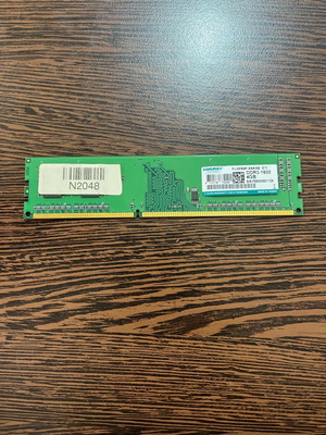 Kingmax 4GB DDR3 DIMM Desktop RAM used, 1600MHz PC3-12800