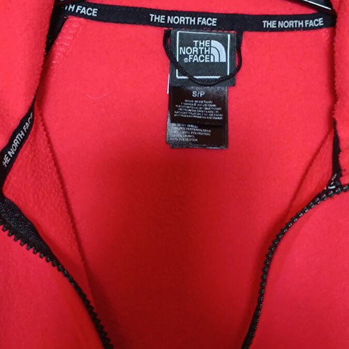 The North Face men's red fleece jacket size S like new