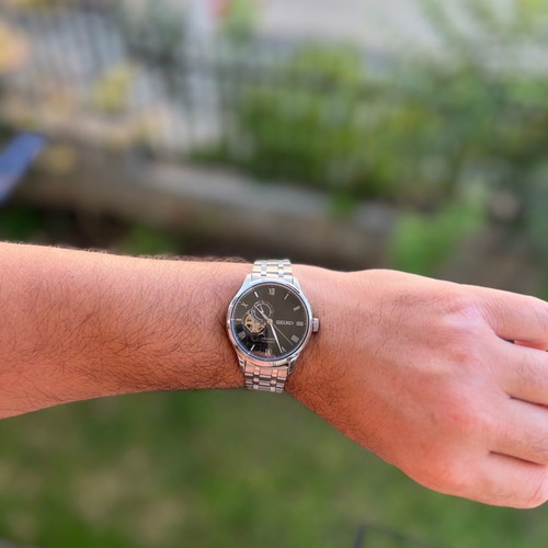 Seiko Presage SSA377J1 Καινούργιο Αυτόματο Μαύρο Καντράν