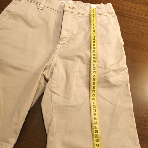 Zara chino fabric bermuda shorts 10 years 140cm like new beige