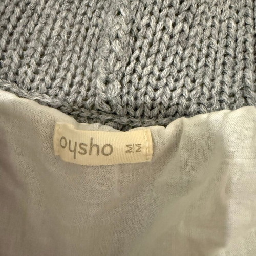 Knitted cardigan Oysho with buttons and hood, like new, size M