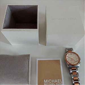 Michael Kors ρολόι, ολοκαίνουριο, αφόρετο, αυθεντικό. Δίχρωμο ροζ/ασημί