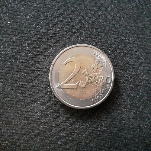 Commemorative 2 euro coin used, Germany 2008, St. Michael's Church Hamburg