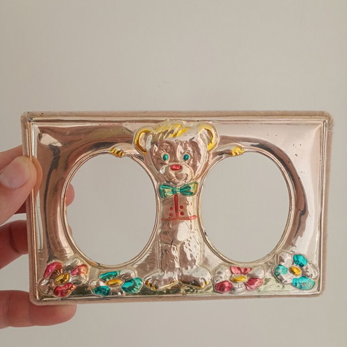 Children's Silver Frame 925 Bilaminato used, genuine hallmark