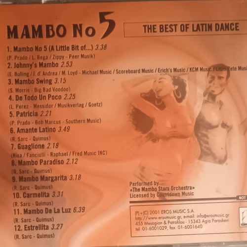 Latin Dance The Best Of CD used, premium