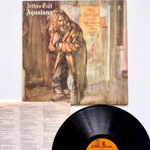Jethro Tull Aqualung LP used, 1st US 1971, gatefold textured sleeve