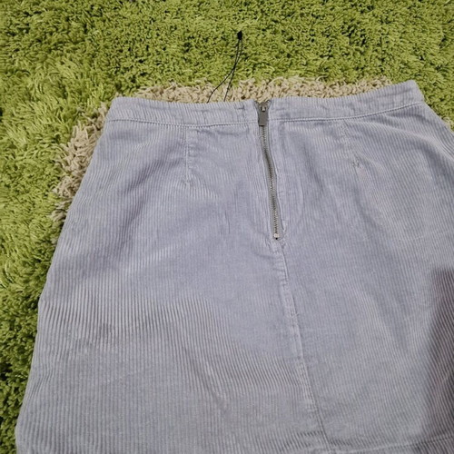 New Look light blue corduroy skirt size M new