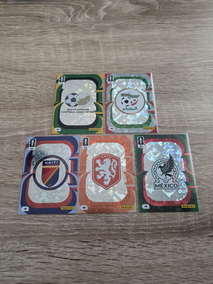 Panini Adrenalyn XL FIFA World Cup 2026 Team Crests Lot, like new, 5 cards