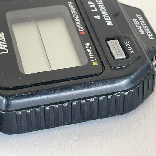 Latitude Chronograph 4 Lap Memories stopwatch used, non-working