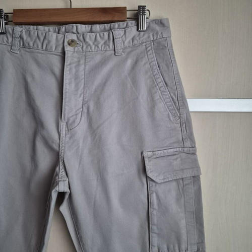 Zara men's cargo pants size M light gray like new