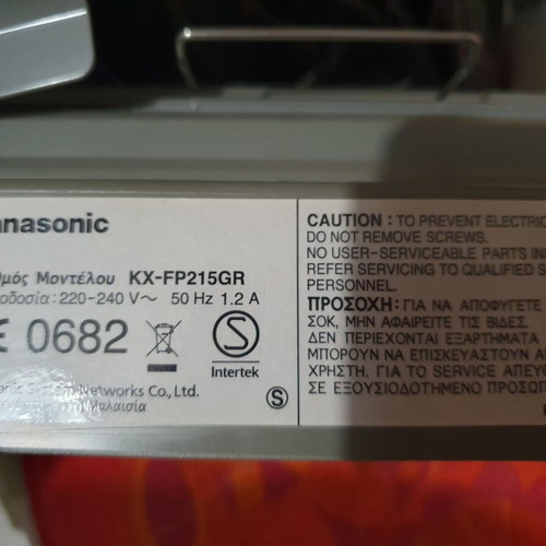 Panasonic KX-FP215 Digital Phone Fax Copier like new