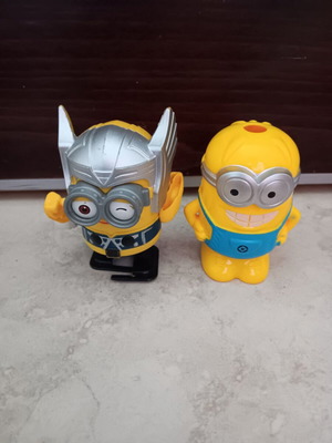 Minions figures used, sold together