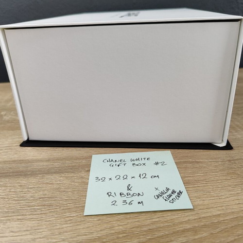 Chanel Rue Cambon 31 White Box used from Paris Boutique