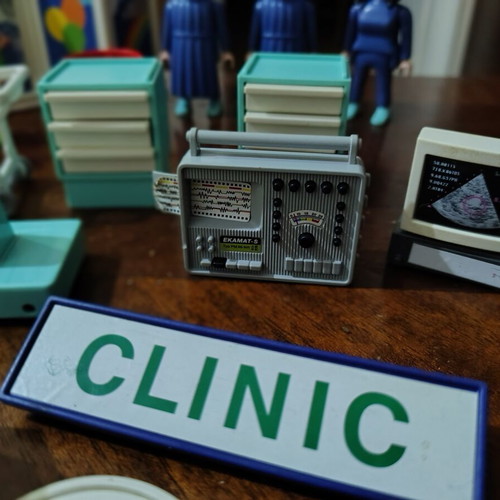Playmobil hospital set with figures and accessories