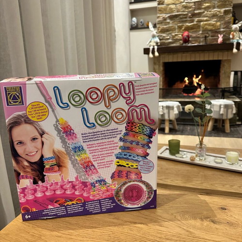 Loopy Loop bracelets with rubber bands on loom like new
