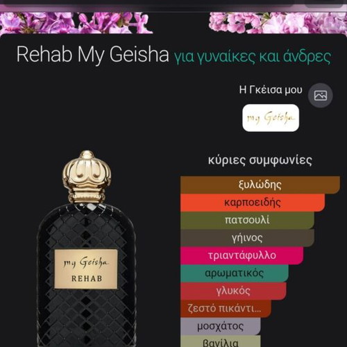 My Geisha Rehab Eau de Parfum 100 ml like new